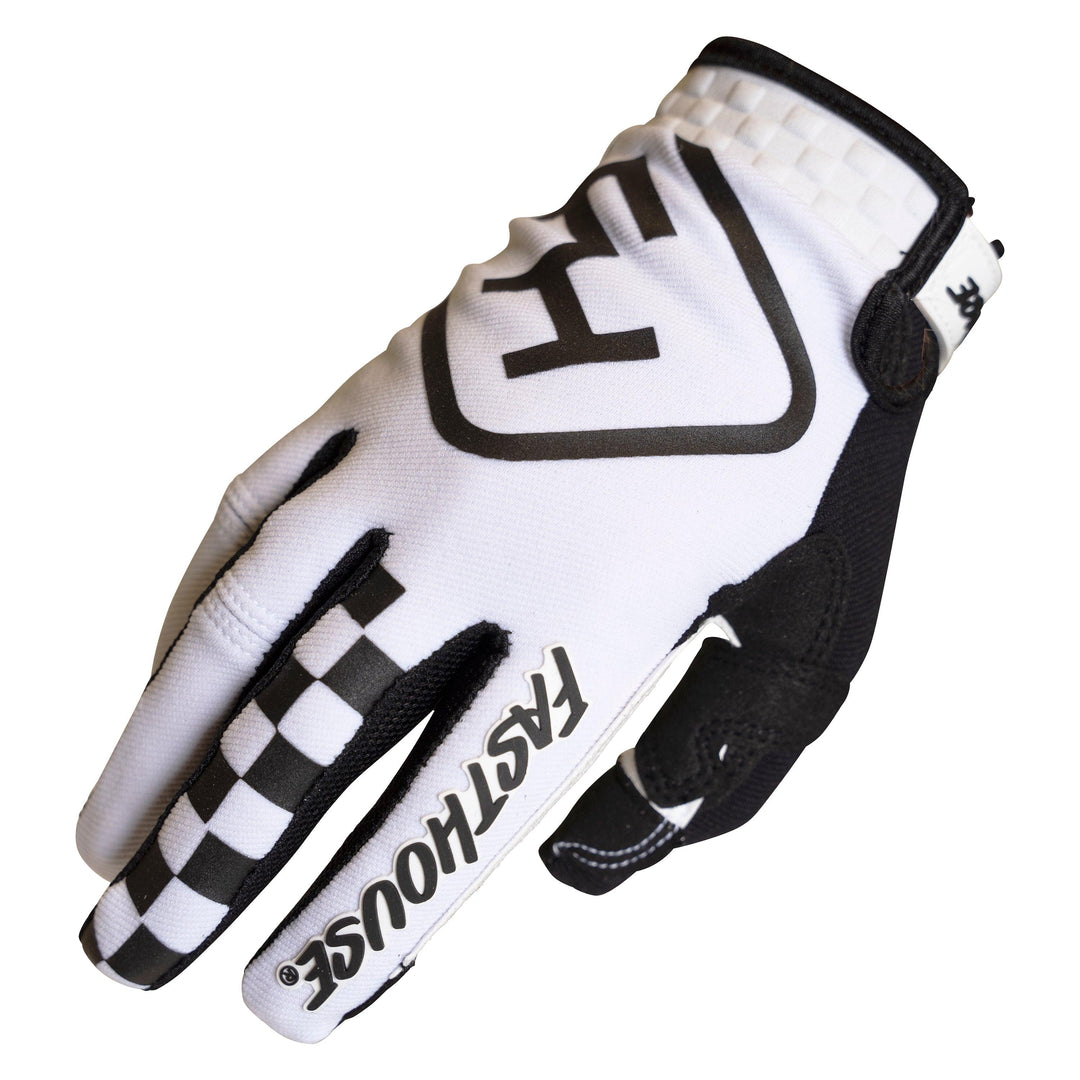 Fasthouse Speed Style Legacy Glove - White/Black - Motor Psycho Sport