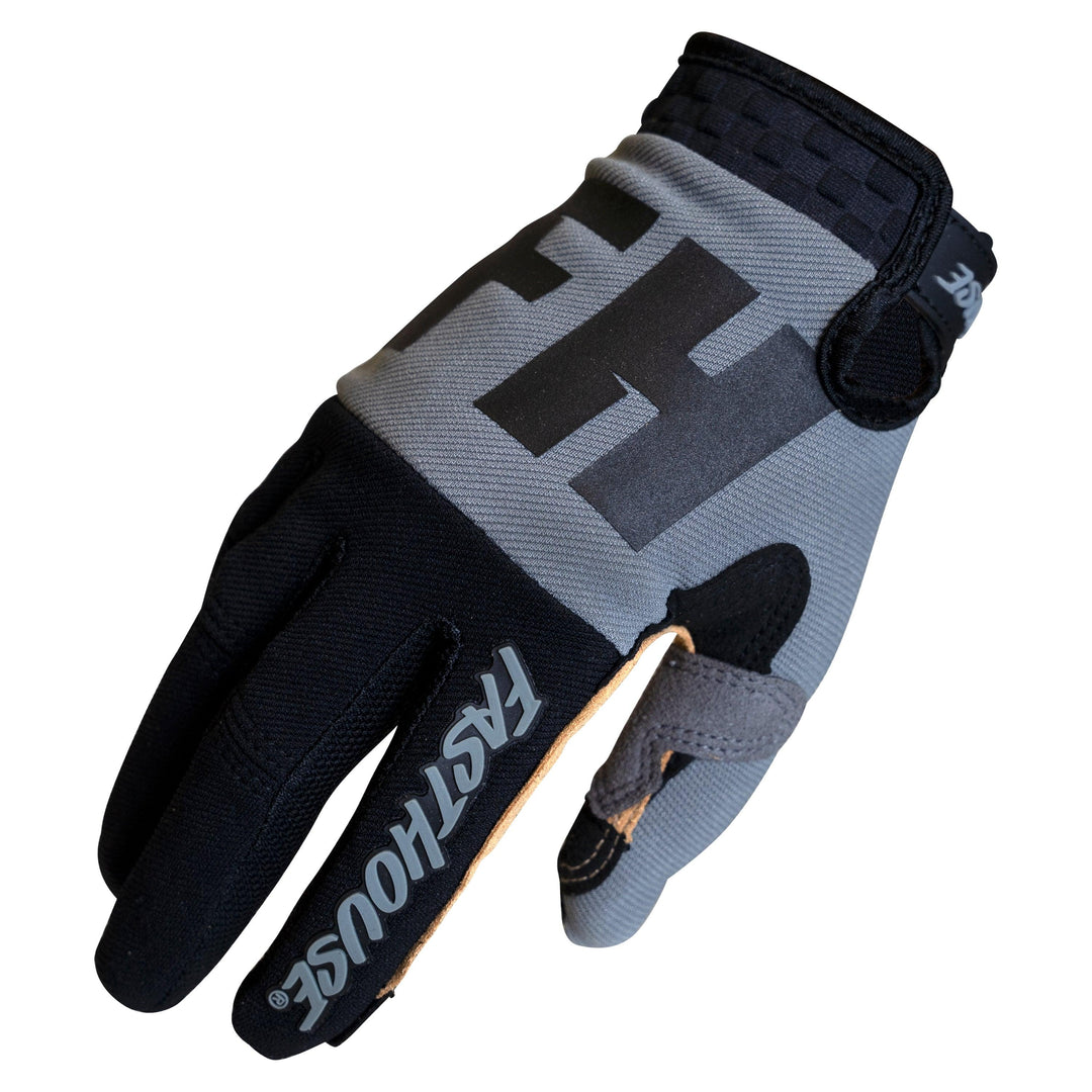 Fasthouse Speed Style Remnant Glove - Gray/Black - Motor Psycho Sport