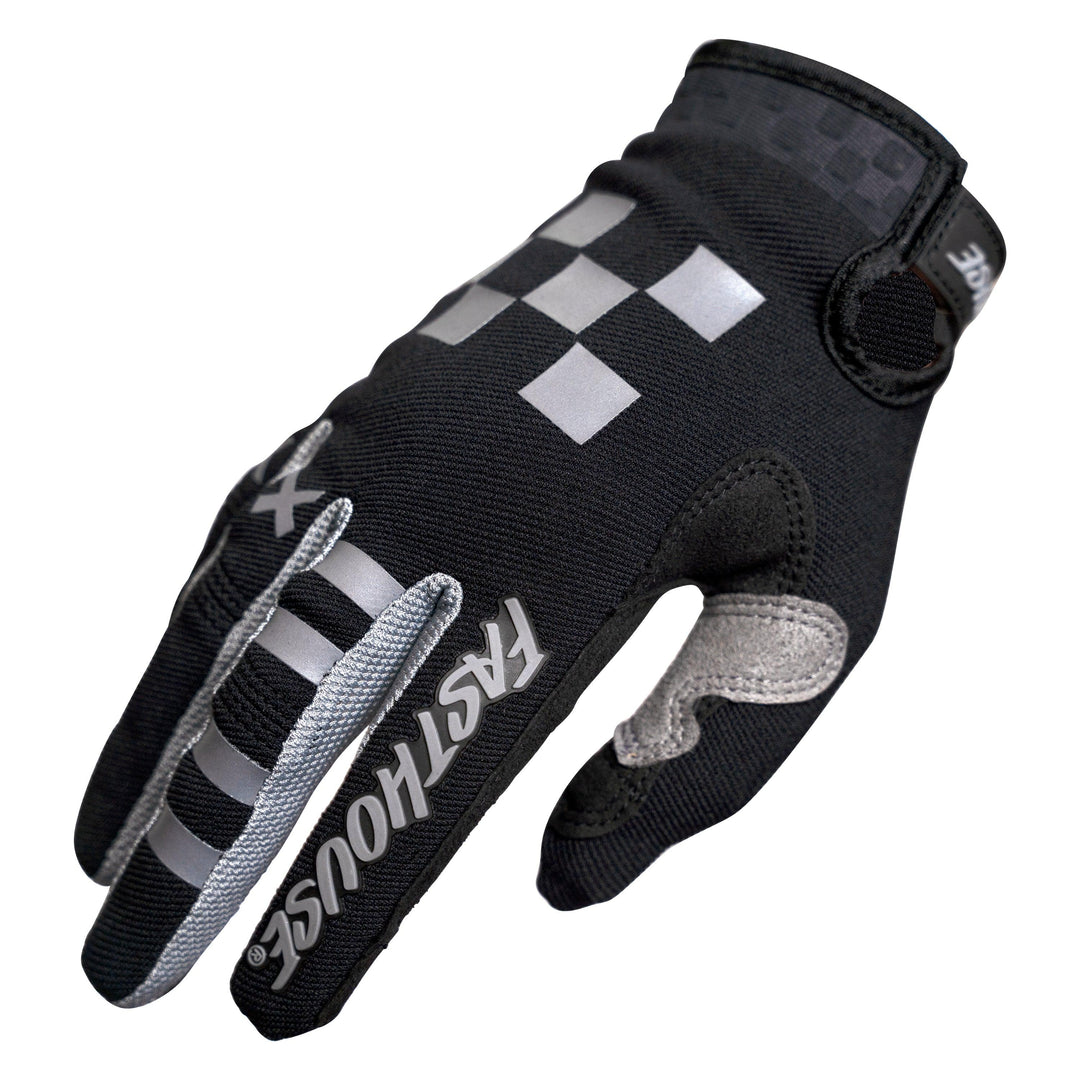 Fasthouse Speed Style Rufio Glove - Black/Gray - Motor Psycho Sport
