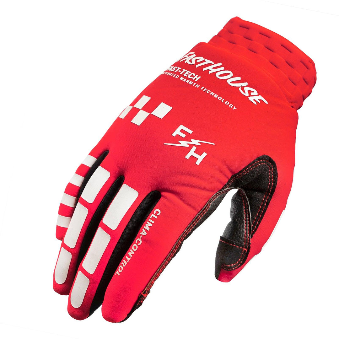 Fasthouse Toaster Glove - Red/White - Motor Psycho Sport