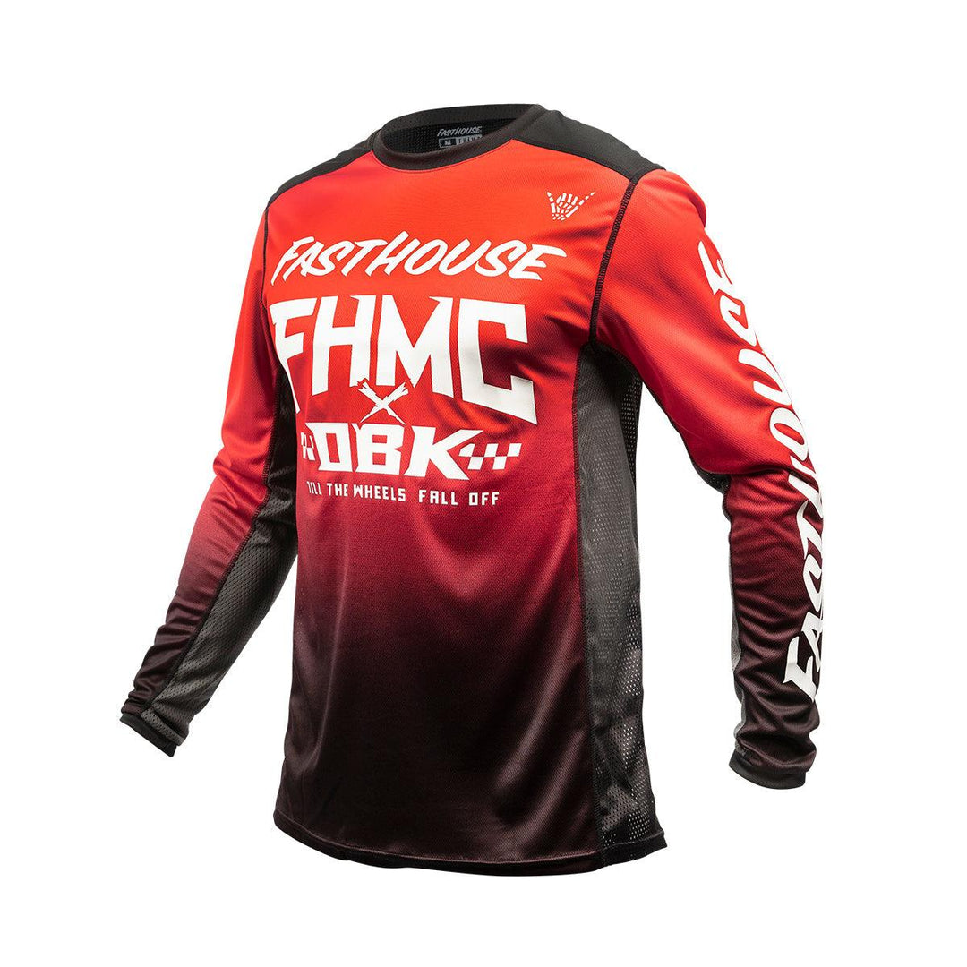 Fasthouse Youth Grindhouse Twitch Jersey - Red/Black - Motor Psycho Sport