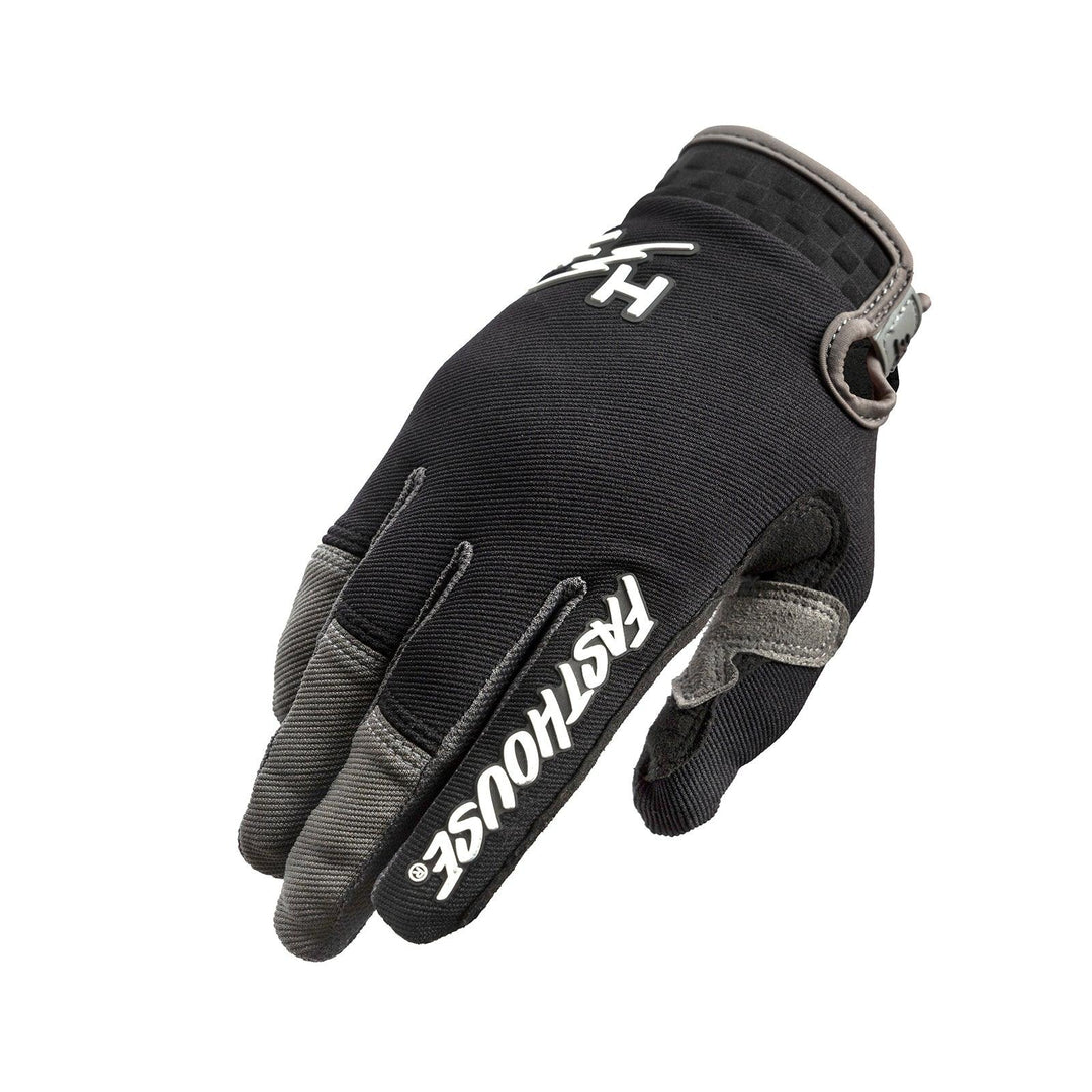 Fasthouse Youth Speed Style Glove - Black/Gray - Motor Psycho Sport