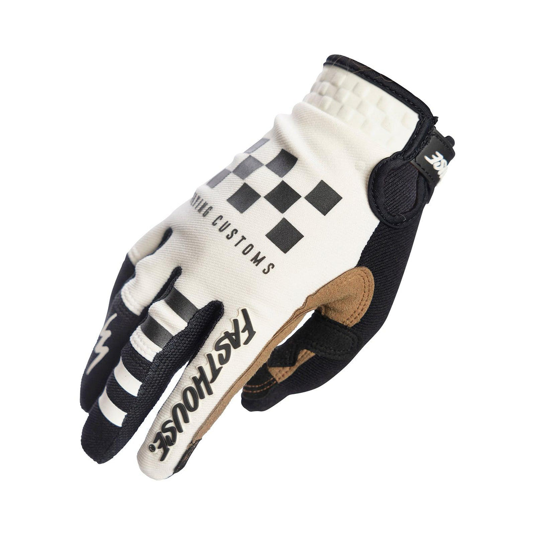 Fasthouse Youth Speed Style Hot Wheels Glove - White/Black - Motor Psycho Sport