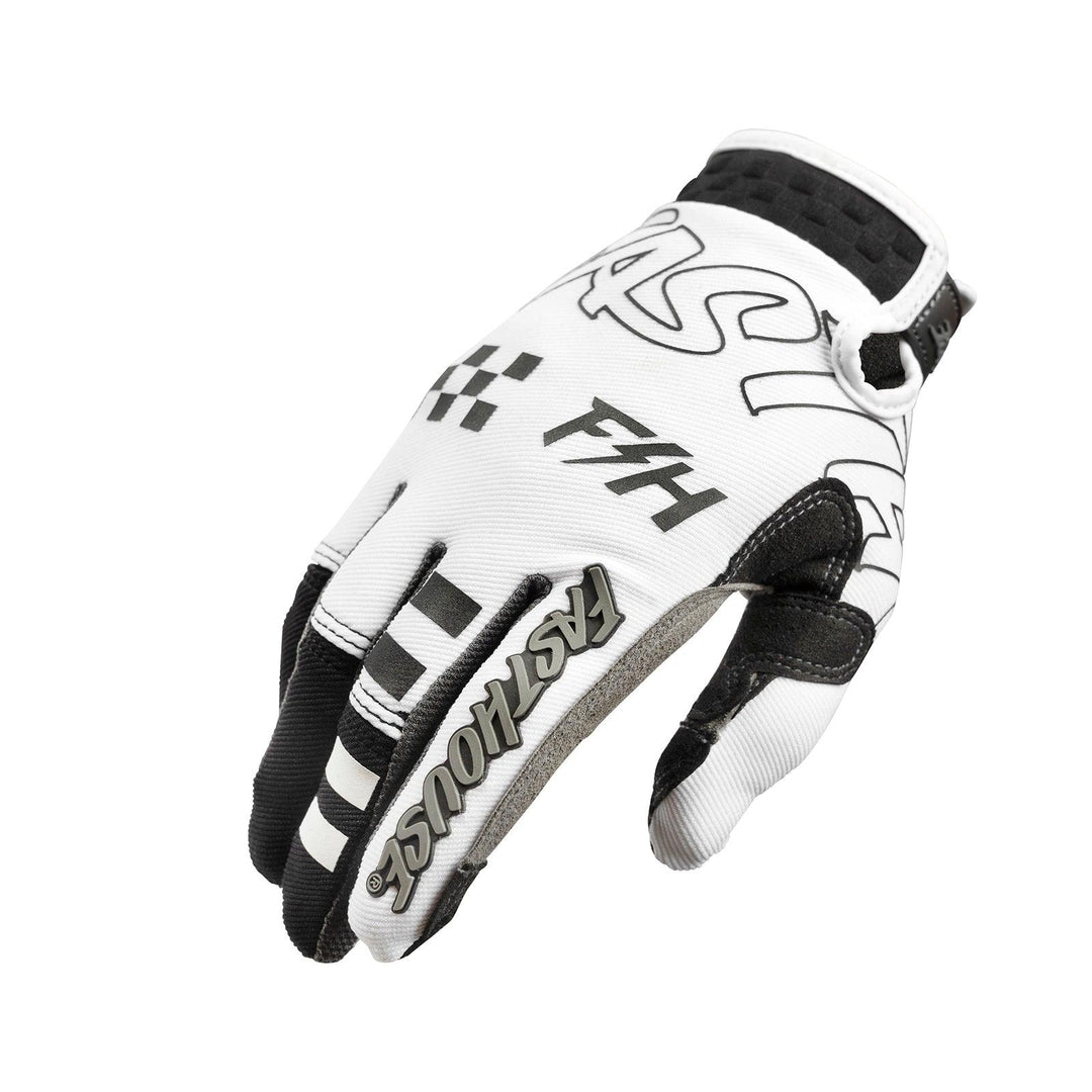 Fasthouse Youth Speed Style Riot Glove - White/Black - Motor Psycho Sport