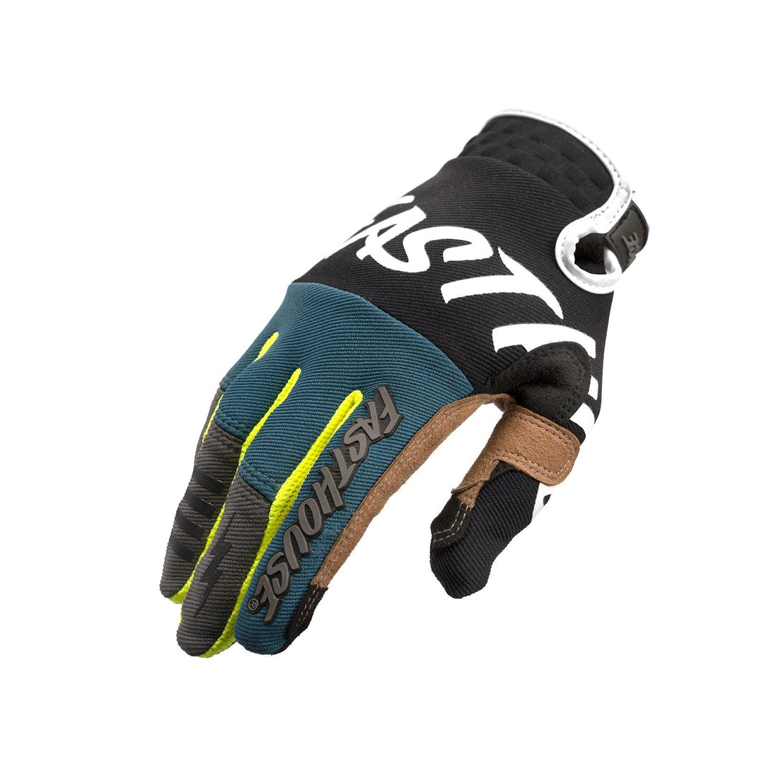 Fasthouse Youth Speed Style Sector Glove - Black/Indigo - Motor Psycho Sport