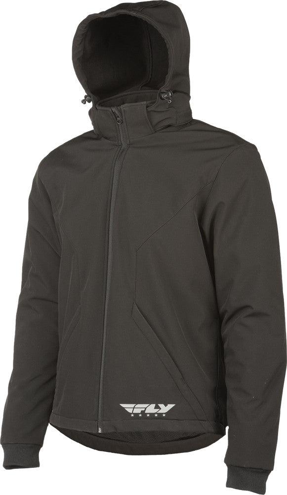 Fly Racing Armored Tech Hoodie Black - Motor Psycho Sport