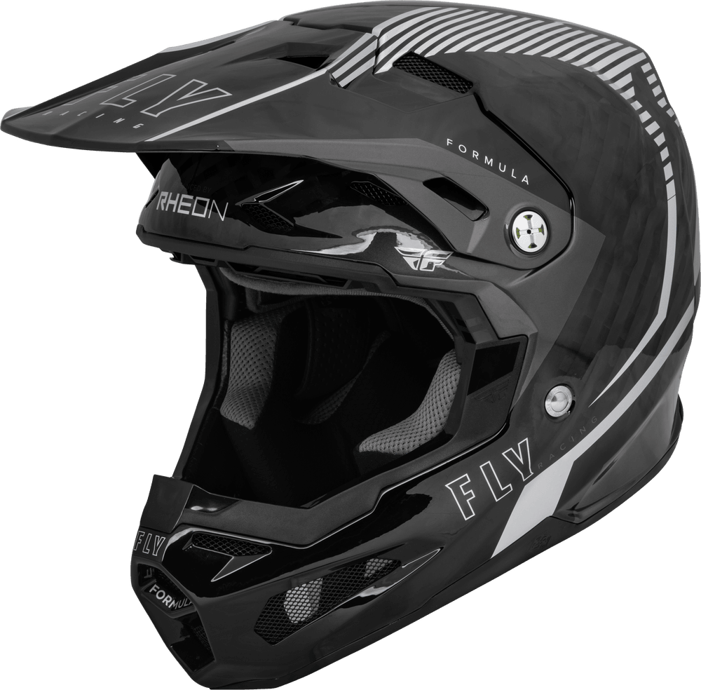 Fly Racing Formula Carbon Tracer Helmet Silver/Black – Motor Psycho Sport