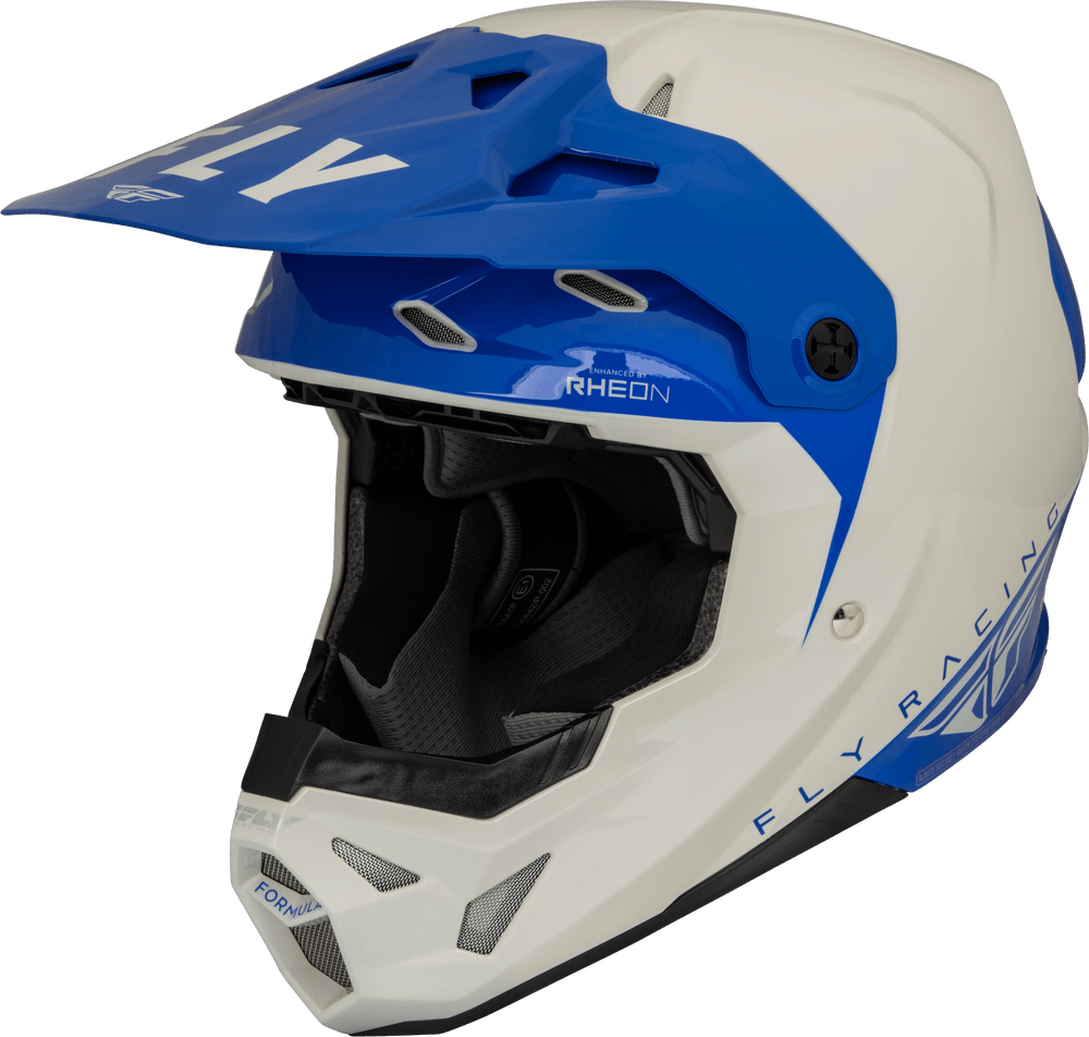 Fly Racing Formula CP Slant Helmet Grey/Blue - Motor Psycho Sport