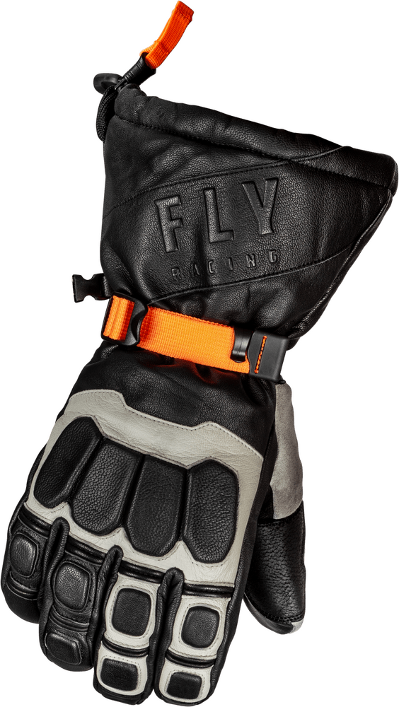 Fly Racing Glacier Gloves Black/Grey/Orange - Motor Psycho Sport