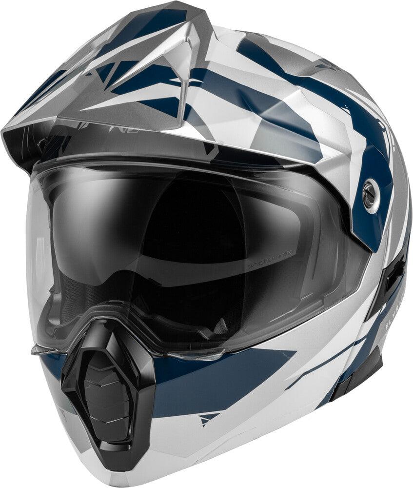 Fly Racing Odyssey Summit Helmet Navy/Grey/White - Motor Psycho Sport