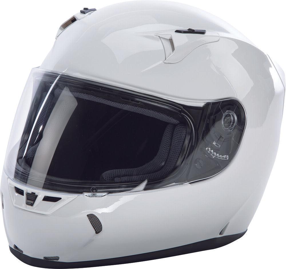 Fly Racing Revolt Solid Helmet Ece White - Motor Psycho Sport