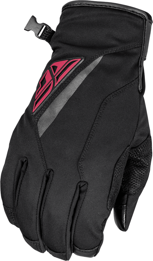 Fly Racing Title Long Gloves Black/Pink - Motor Psycho Sport