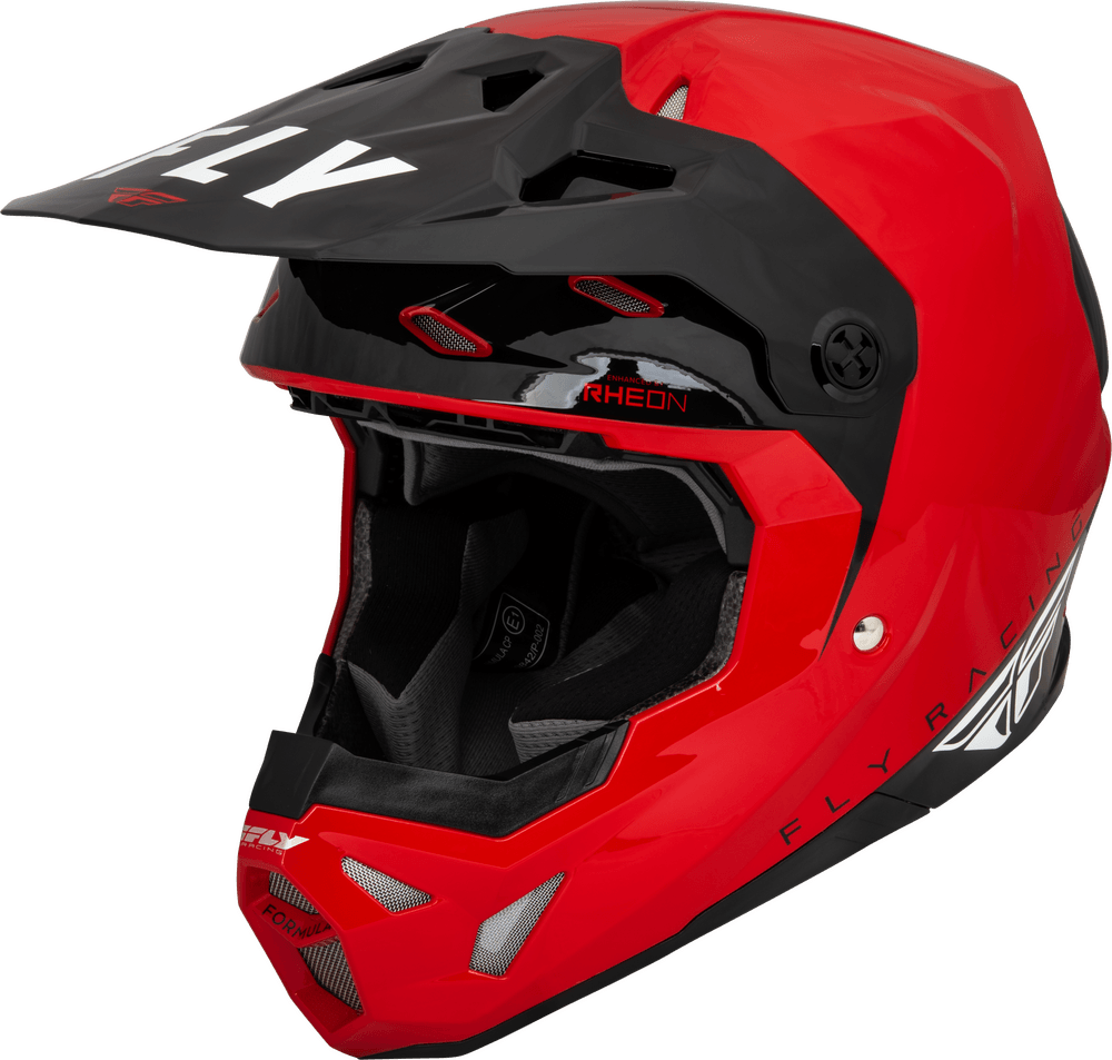 Fly Racing Youth Formula CP Slant Helmet Red/Black/White - Motor Psycho Sport
