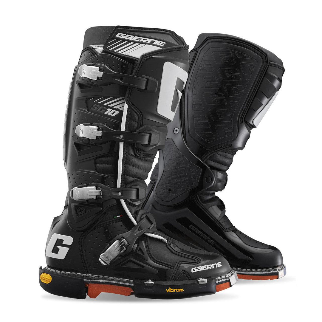 Gaerne SG-10 Supermotard Boots - Black (SPECIAL ORDER) - Motor Psycho Sport