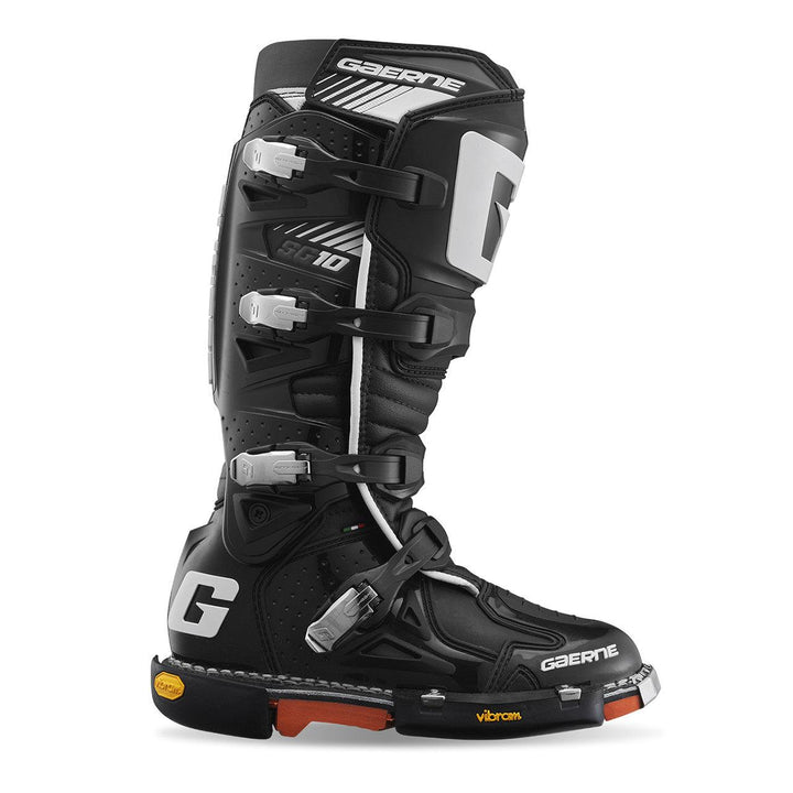 Gaerne SG-10 Supermotard Boots - Black (SPECIAL ORDER) - Motor Psycho Sport