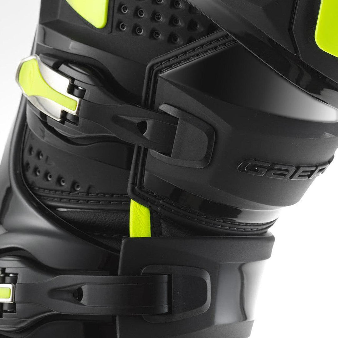 Gaerne SG-12 Boots - Black/Fluorescent Yellow - Motor Psycho Sport