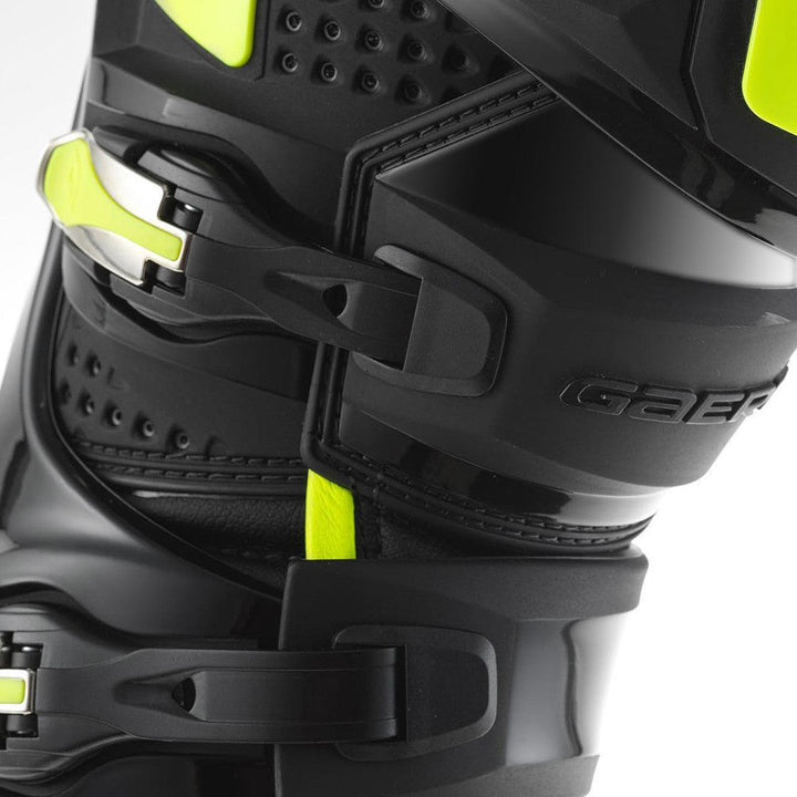 Gaerne SG-12 Boots - Black/Fluorescent Yellow - Motor Psycho Sport