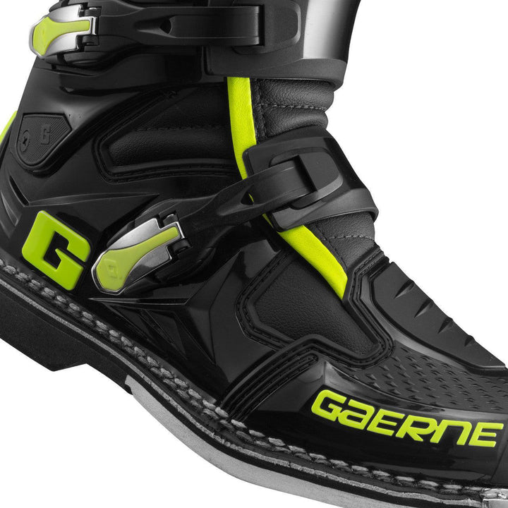 Gaerne SG-12 Boots - Black/Fluorescent Yellow - Motor Psycho Sport