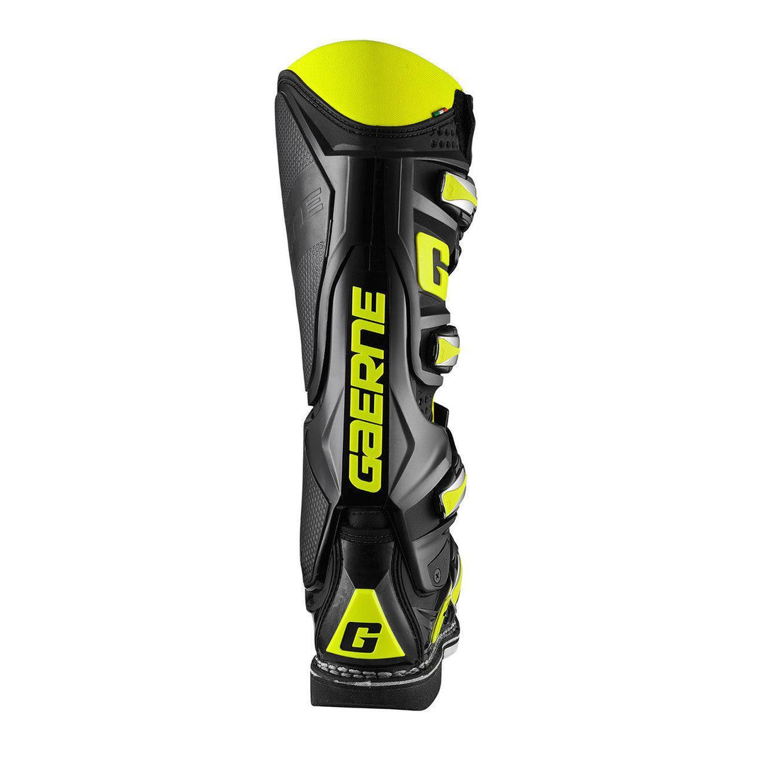 Gaerne SG-12 Boots - Black/Fluorescent Yellow - Motor Psycho Sport