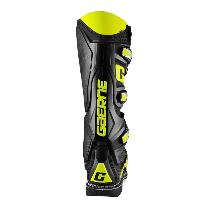 Gaerne SG-12 Boots - Black/Fluorescent Yellow - Motor Psycho Sport