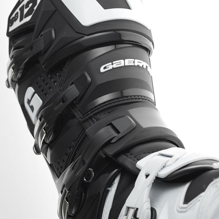 Gaerne SG-12 Boots - Black/White - Motor Psycho Sport