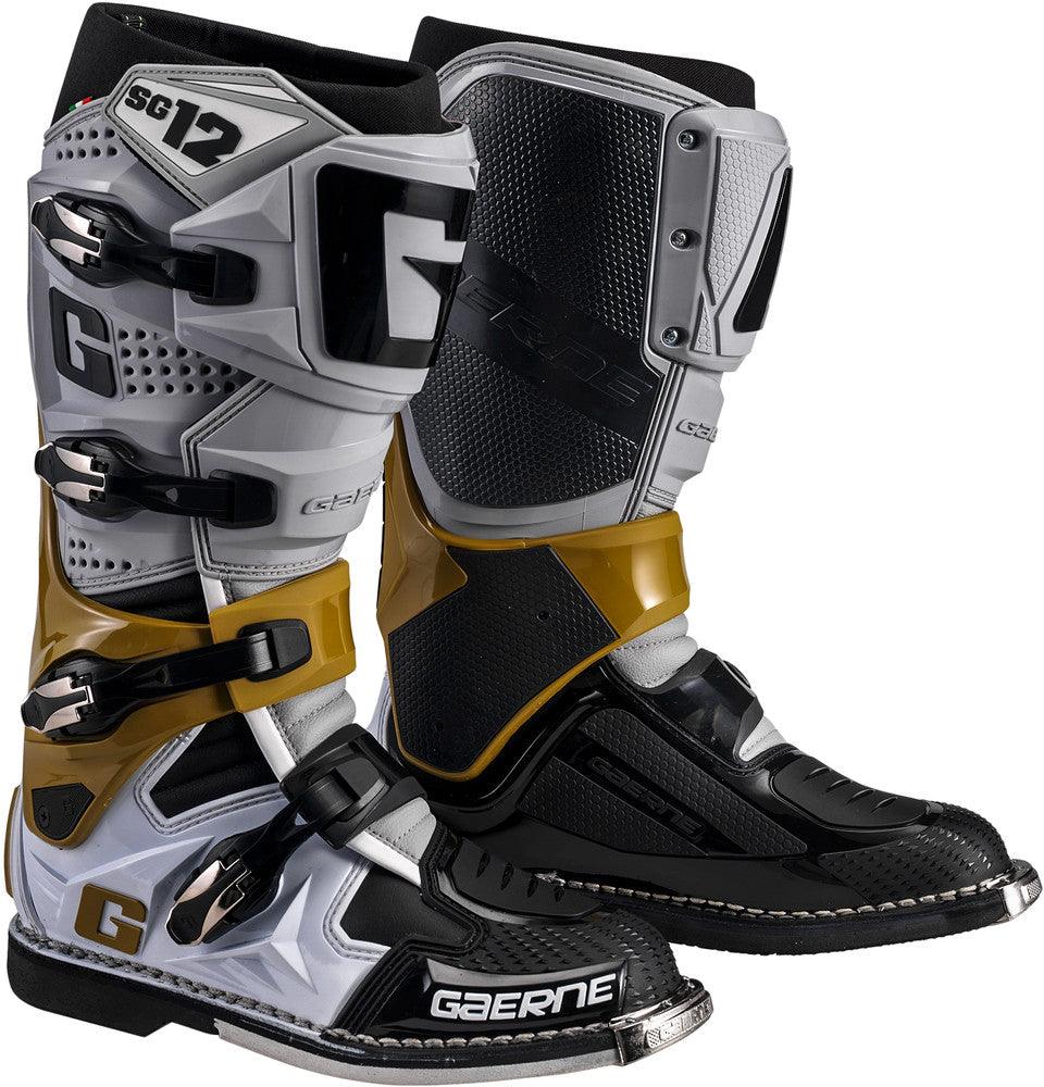 Gaerne SG-12 Boots - Grey/Magnesium/White - Motor Psycho Sport