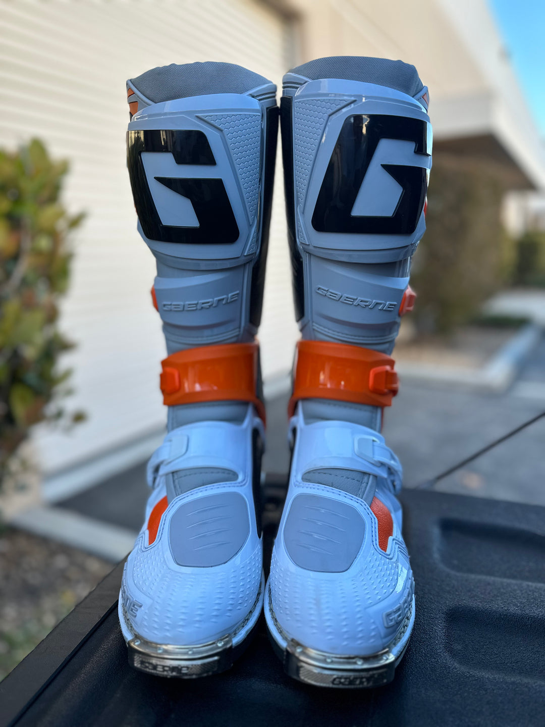 Gaerne SG 12 Boots Orange Grey White