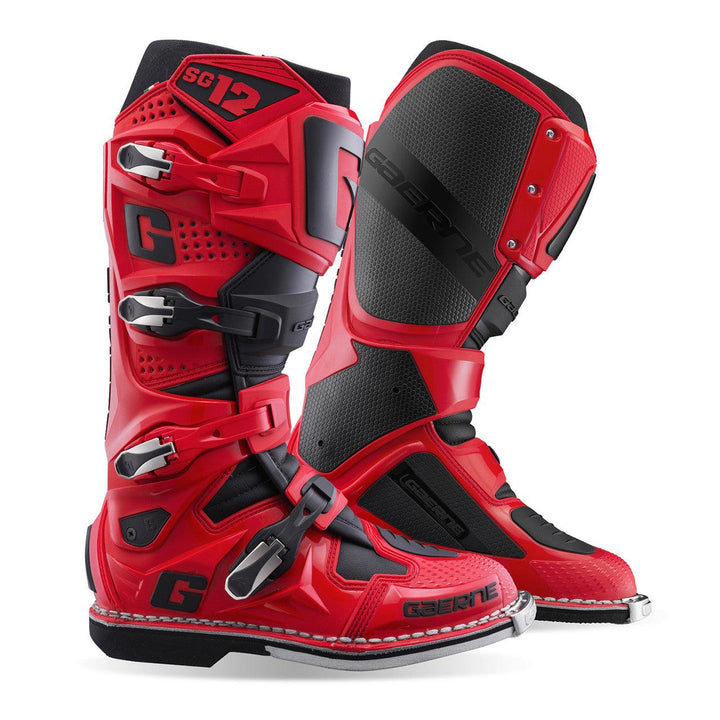 Gaerne SG-12 Boots - Red/Black - Motor Psycho Sport