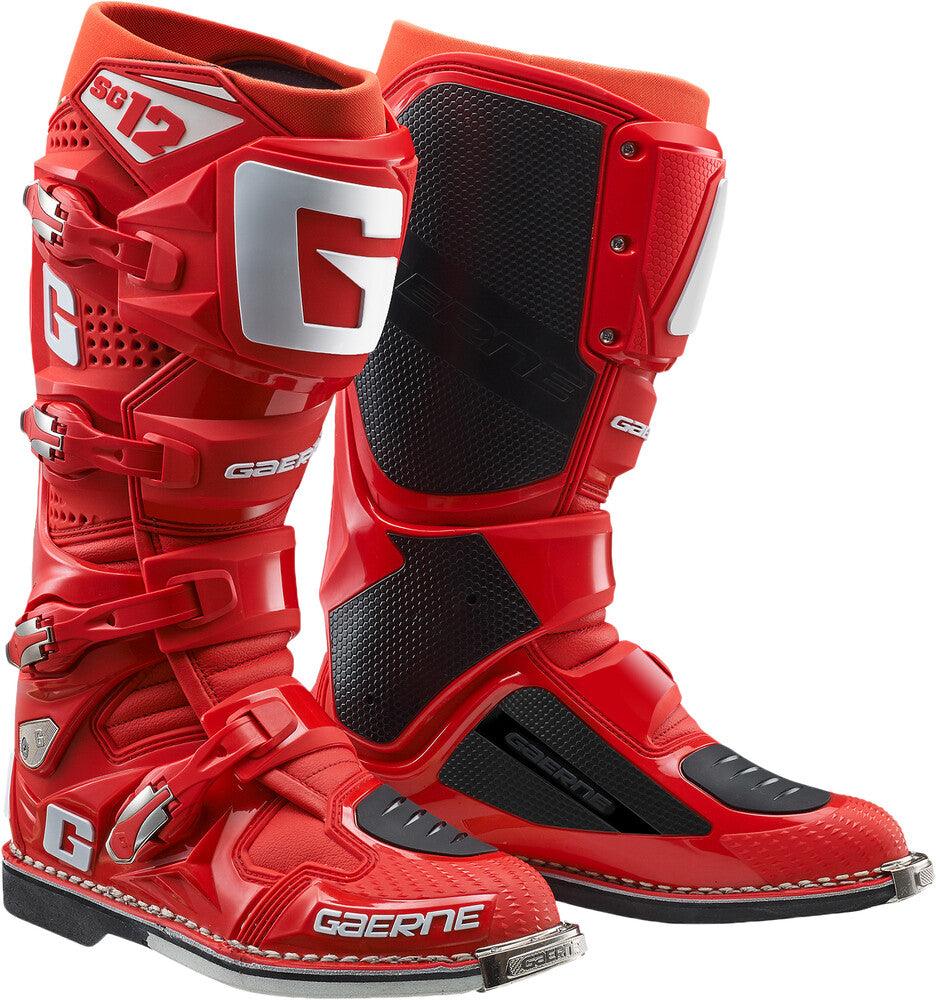 Gaerne SG-12 Boots - Solid Red - Motor Psycho Sport