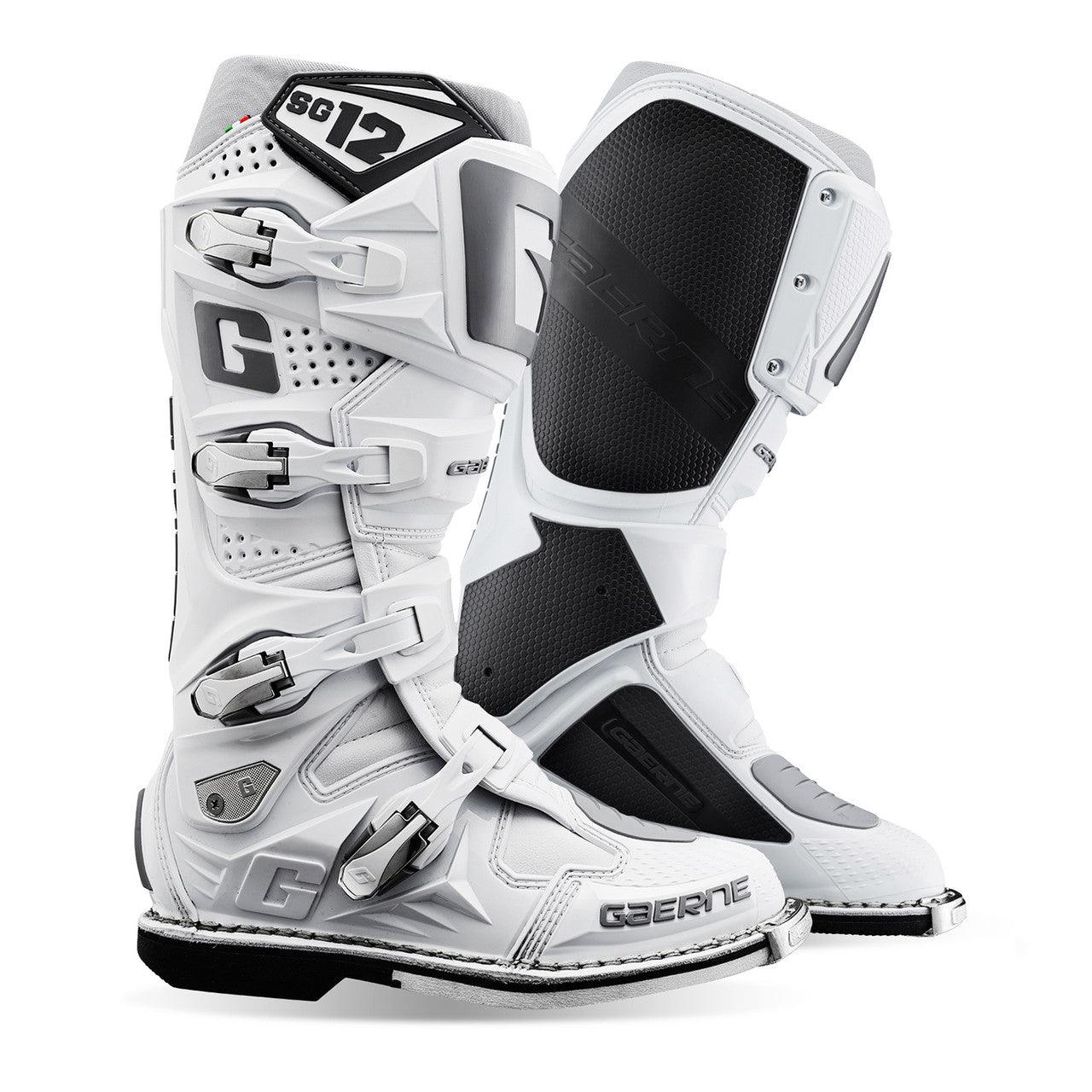 Gaerne SG-12 Boots - White – Motor Psycho Sport