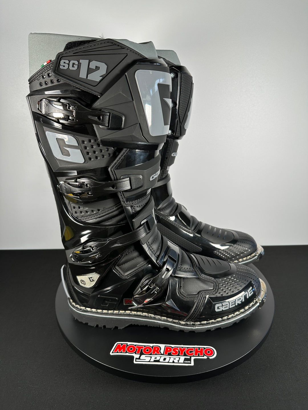 Gaerne SG-12 Enduro Boots - Black - Motor Psycho Sport