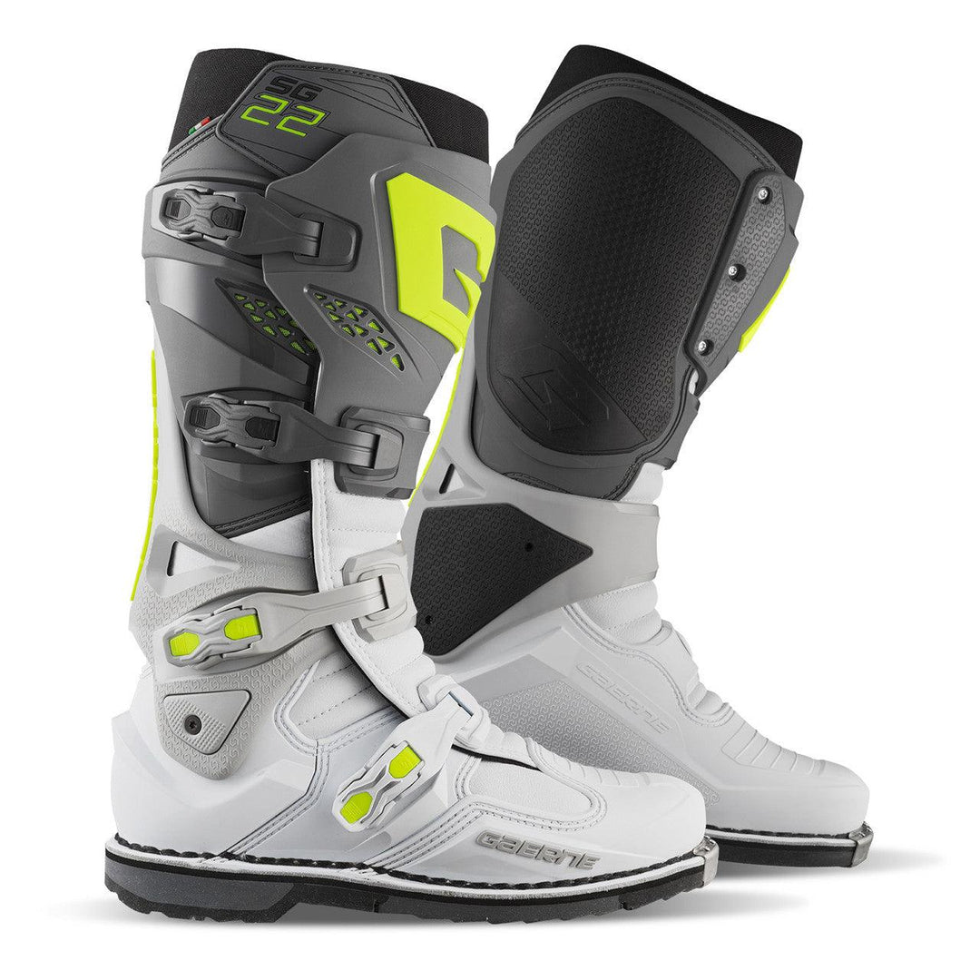 Gaerne SG-22 Boots - Anthracite/White/Grey - Motor Psycho Sport