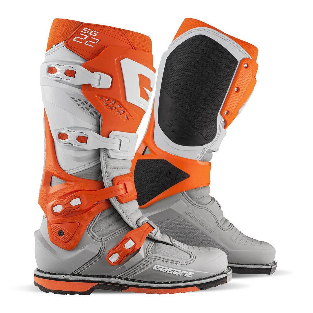 Gaerne SG-22 Boots - Orange/White/Grey - Motor Psycho Sport