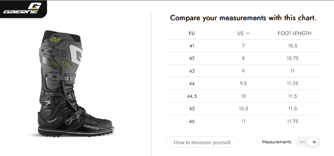 Gaerne SG-22 Gore-Tex Enduro Boots - Anthracite - Motor Psycho Sport