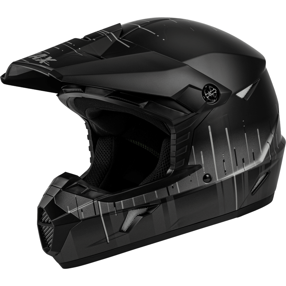 Gmax MX-46 Frequency Off-Road Helmet Matte Black/Grey - Motor Psycho Sport