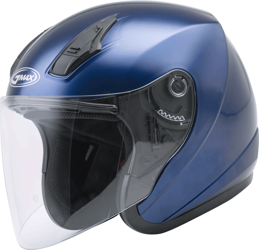 Gmax OF-17 Open-Face Helmet Blue - Motor Psycho Sport