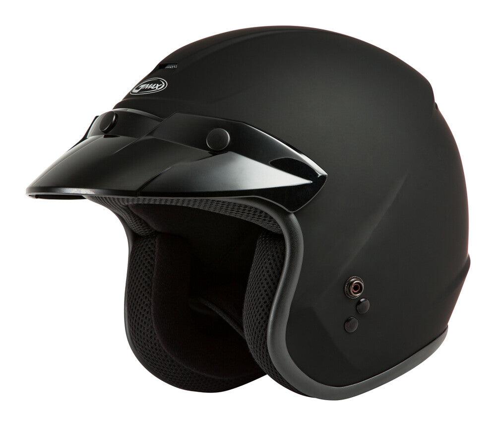 Gmax OF-2 Open-Face Helmet Matte Black - Motor Psycho Sport