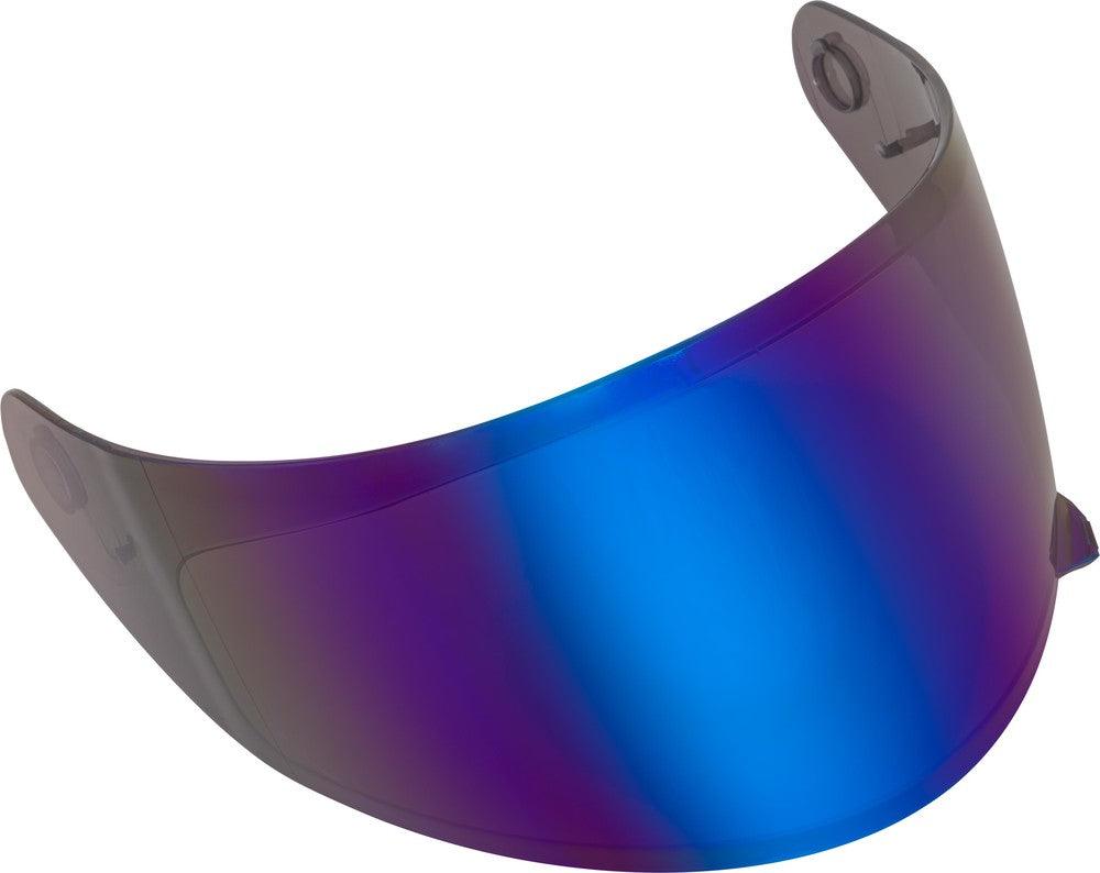 Gmax Shield Single Lens Blue Iridium FF-98 - Motor Psycho Sport