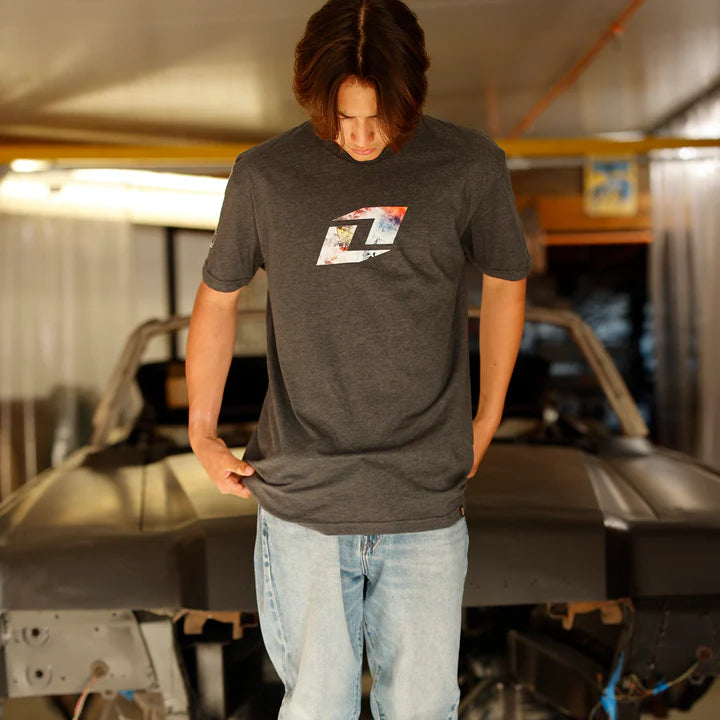 One Industries Graffiti Tee - Charcoal