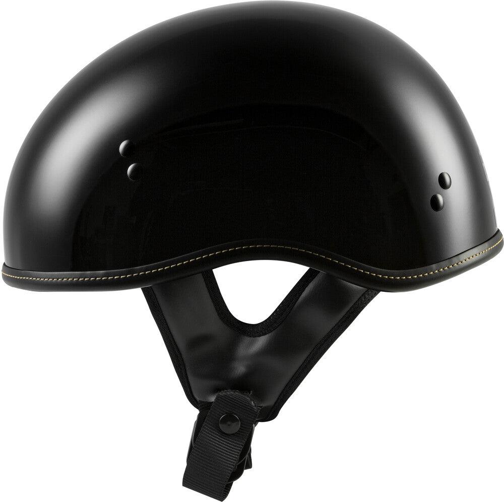 Highway 21 .357 Solid Half Helmet Gloss Black - Motor Psycho Sport