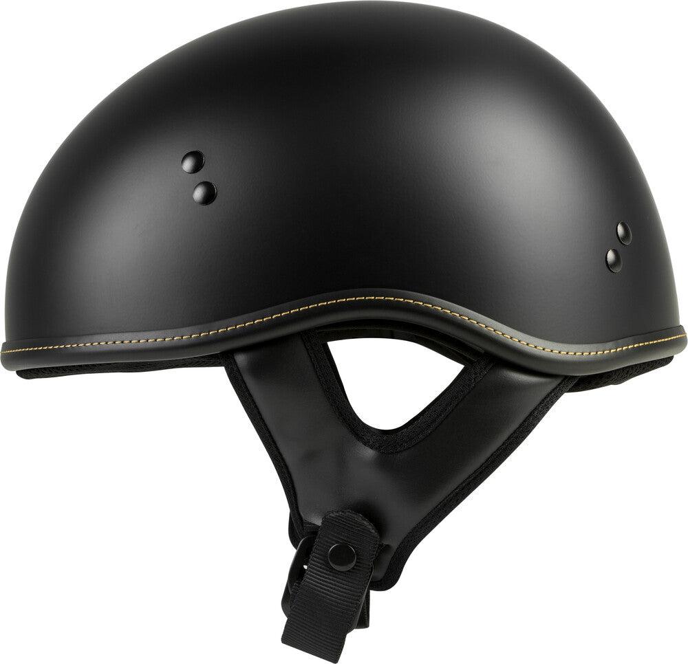 Highway 21 .357 Solid Half Helmet Matte Black - Motor Psycho Sport