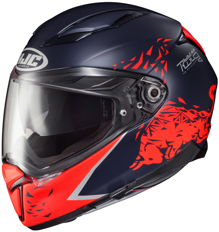 HJC F70 Red Bull Spielberg Ring Helmet - MC-21SF Black/Red - Motor Psycho Sport