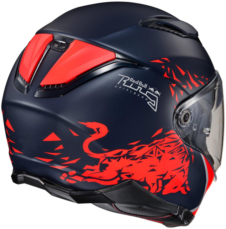 HJC F70 Red Bull Spielberg Ring Helmet - MC-21SF Black/Red - Motor Psycho Sport