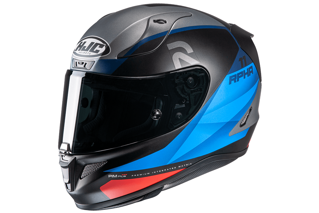 HJC RPHA 11 Pro Texen Helmet - MC-2SF Black/Blue/Red - Motor Psycho Sport