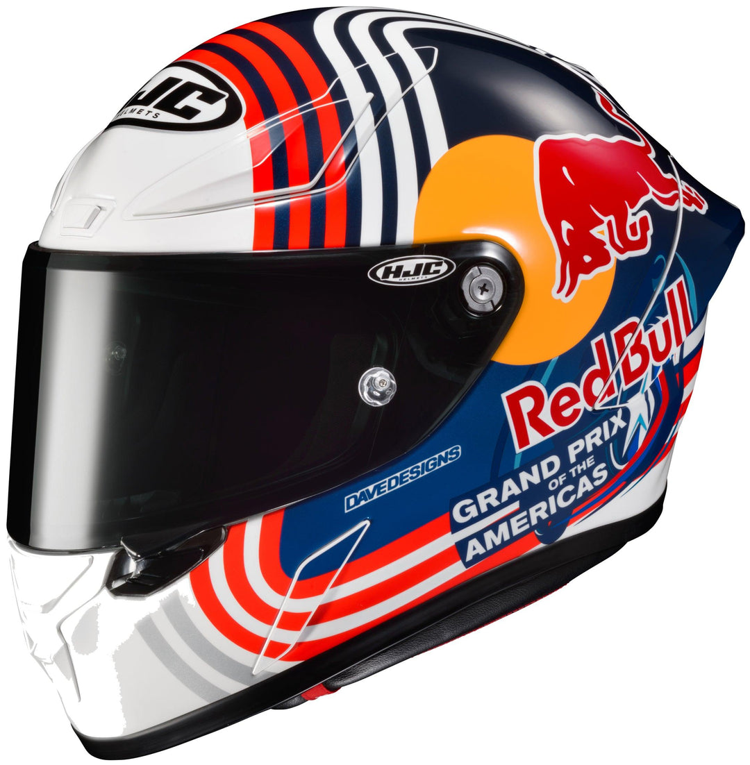 HJC RPHA 1N Helmet - Red Bull Austin GP MC-21SF Black/White/Red/Yellow - Motor Psycho Sport
