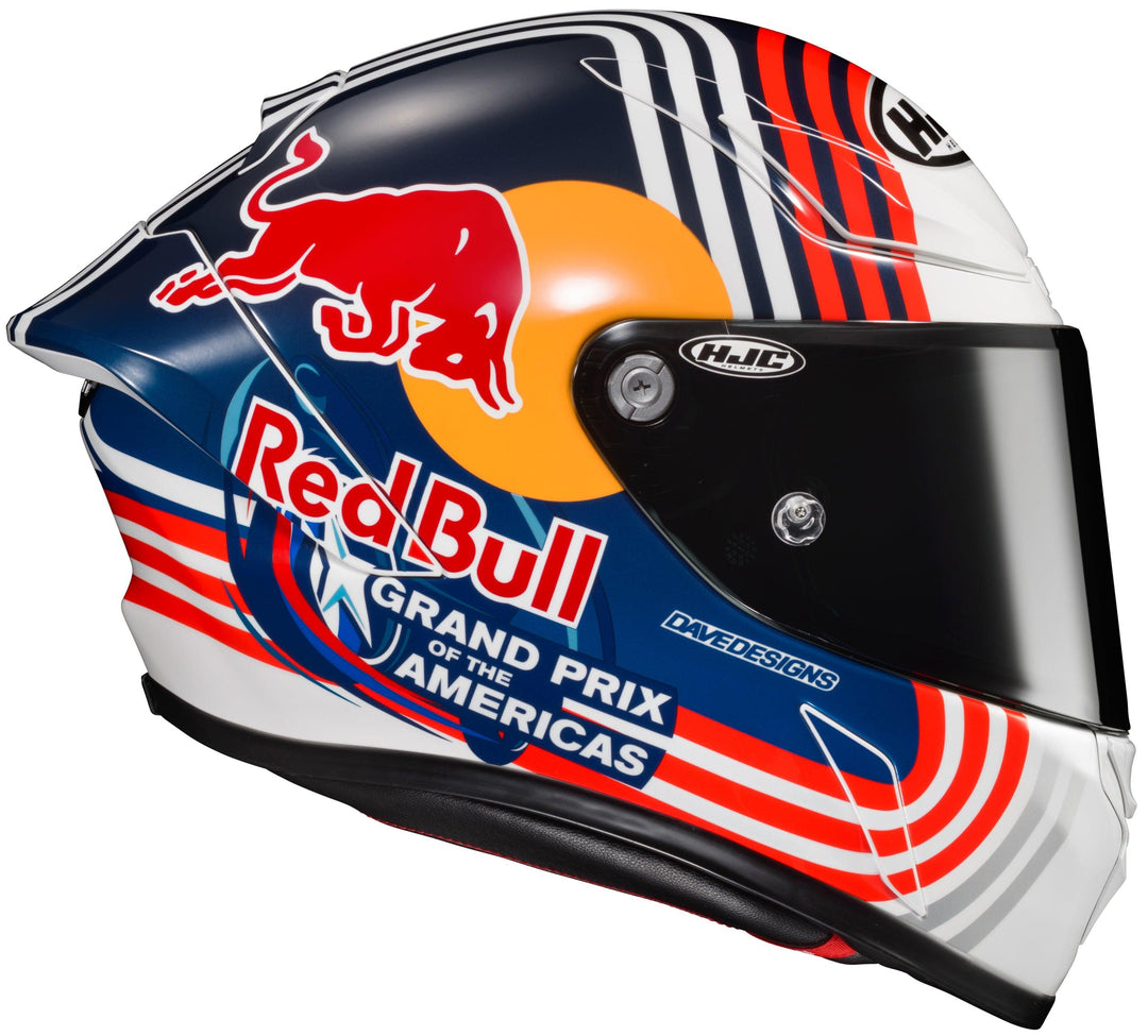 HJC RPHA 1N Helmet - Red Bull Austin GP MC-21SF Black/White/Red/Yellow - Motor Psycho Sport