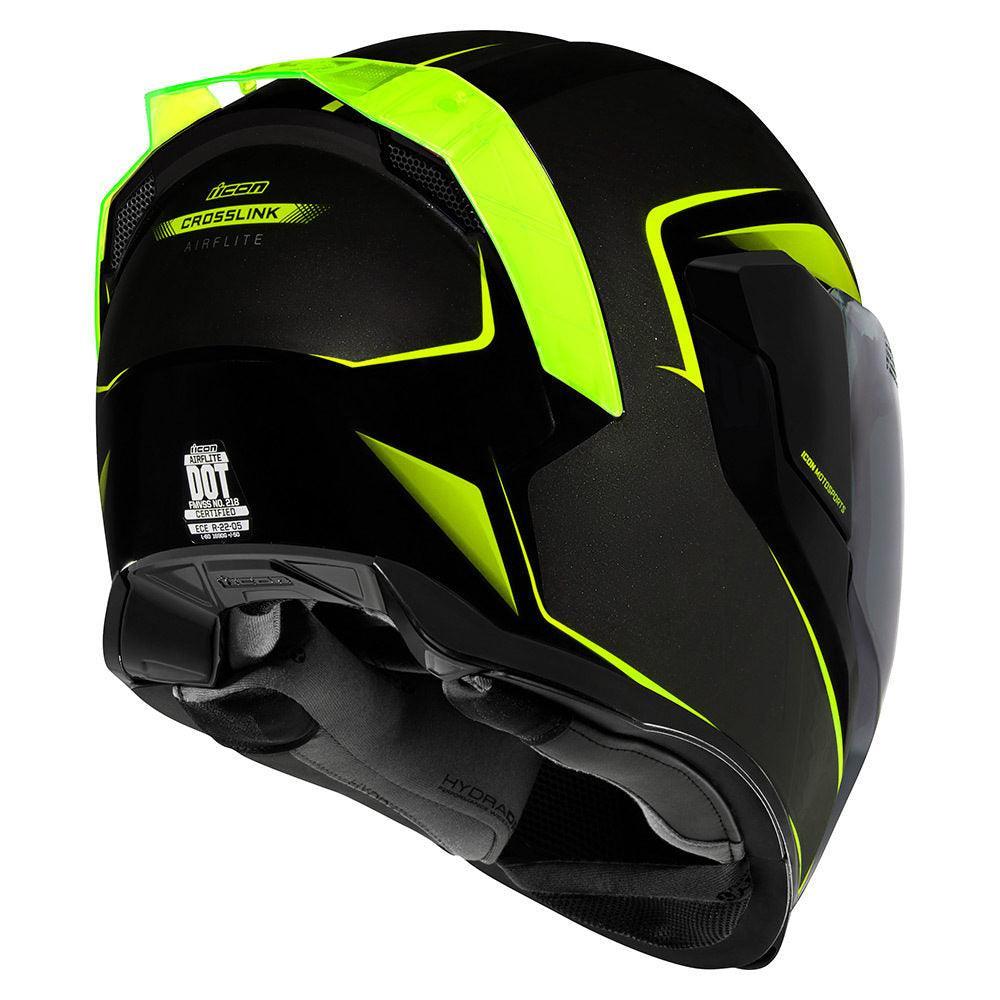 Icon Airflite Crosslink Hi-Viz Helmet - Motor Psycho Sport