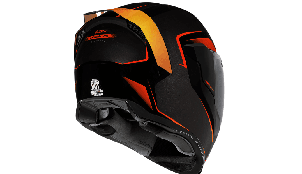 Icon Airflite Crosslink Red Helmet - Motor Psycho Sport