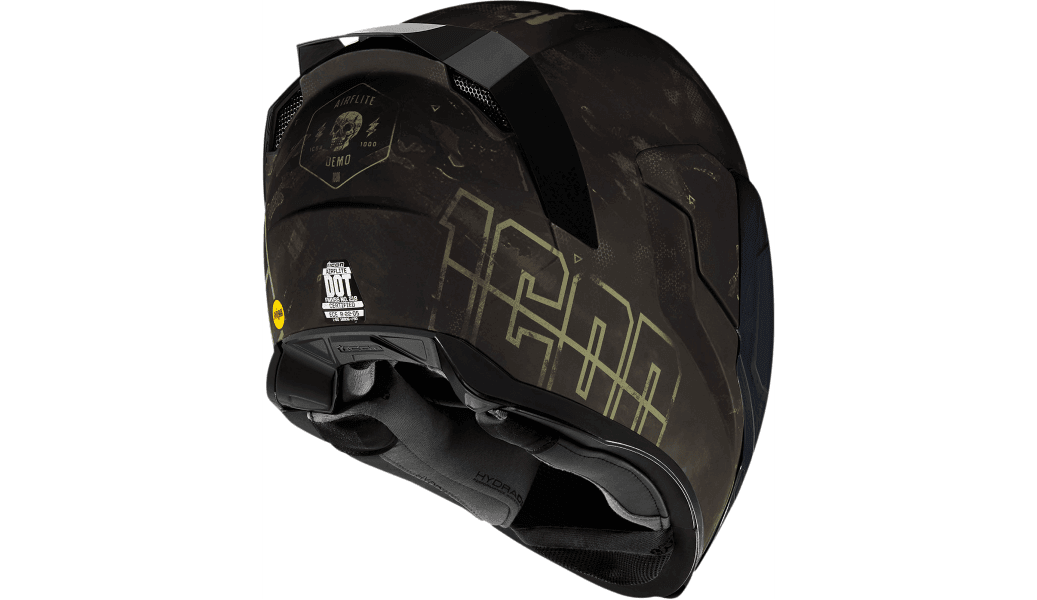 Icon Airflite Demo MIPS Black Helmet - Motor Psycho Sport