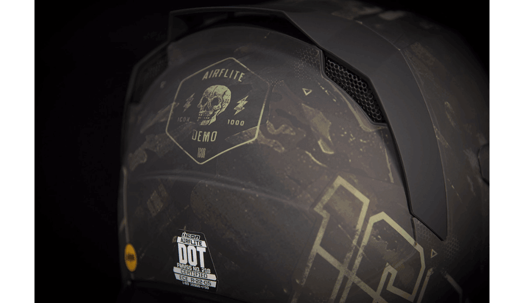 Icon Airflite Demo MIPS Black Helmet - Motor Psycho Sport